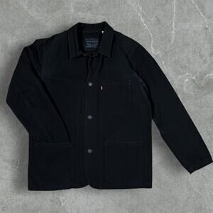 Levi’s Black Engineer Chore Coat Size Large Supernatural Dean Winchester